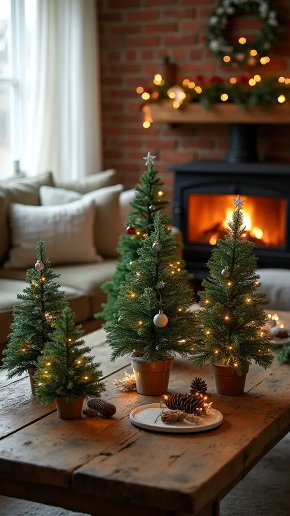 miniature trees evoke nostalgia