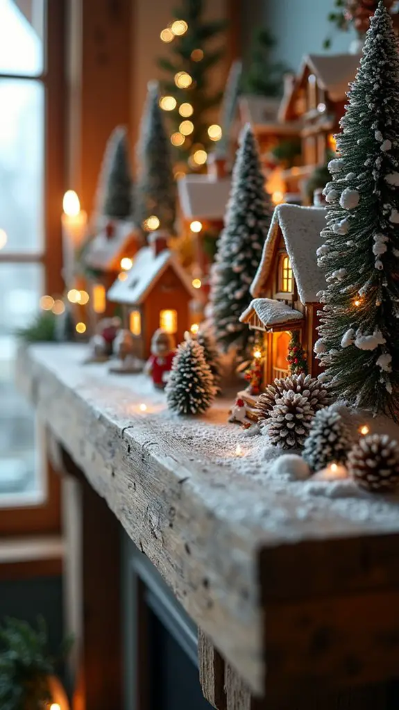 miniature villages winter magic