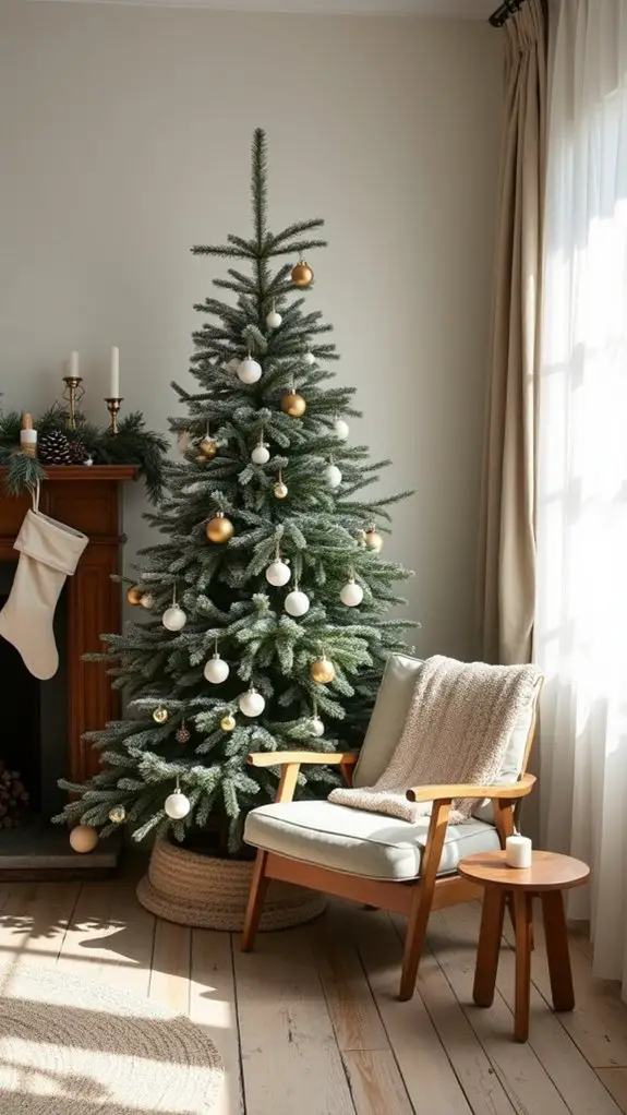 minimalist christmas ornament decor