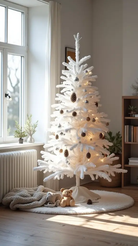 minimalist christmas tree decor
