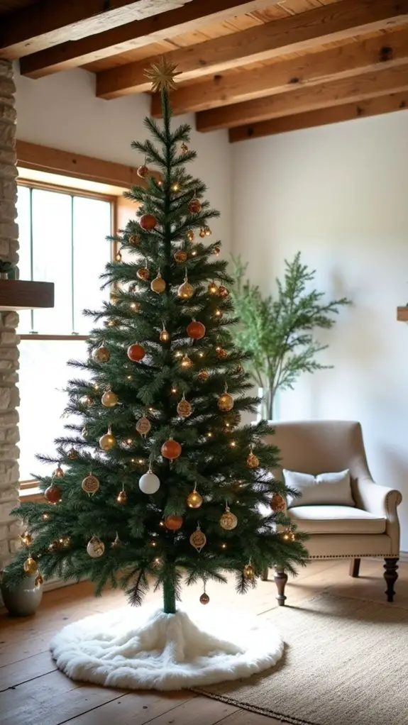 minimalist christmas tree elegance