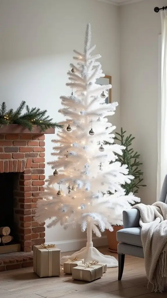 minimalist holiday tree decor