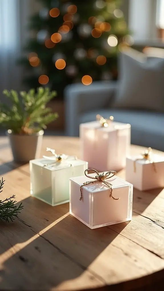 modern acrylic gift ornaments