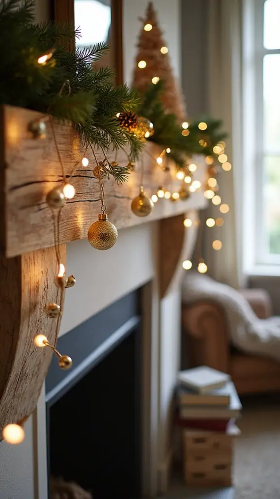 modern metallic holiday decor