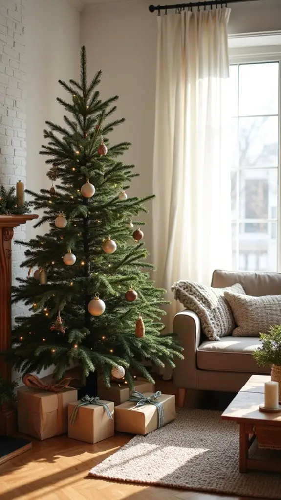 modern minimalist holiday decor