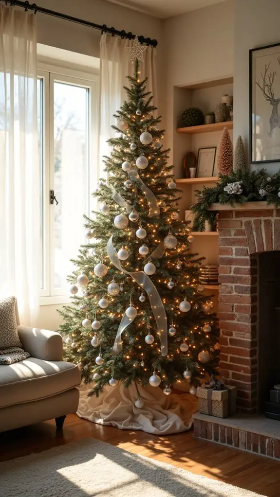 monochromatic holiday decor elegance