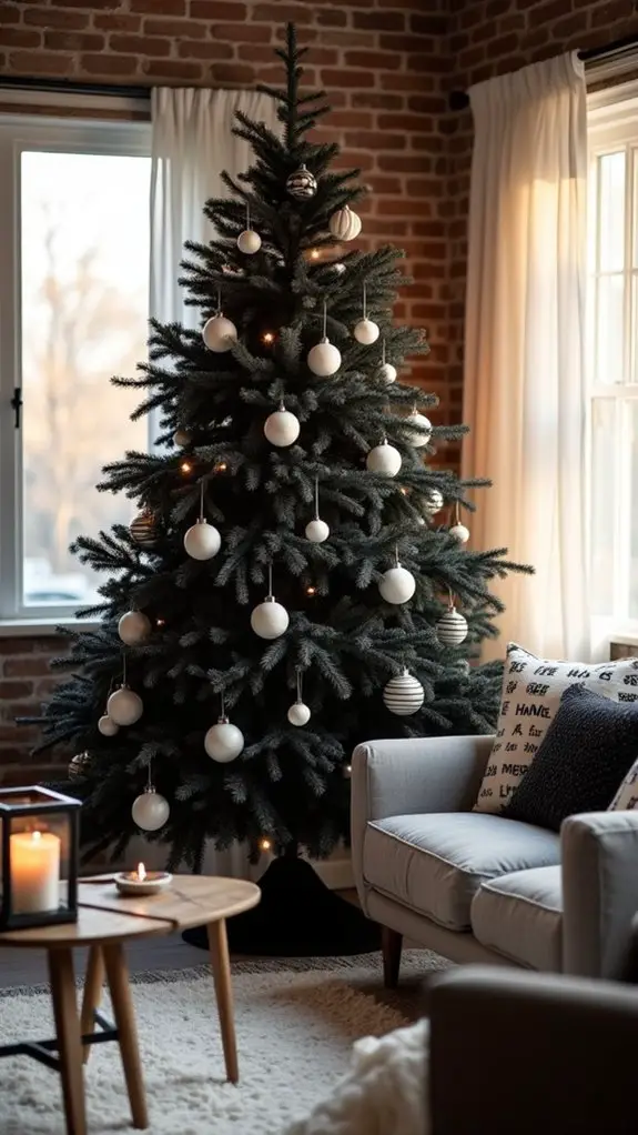 monochromatic holiday decor elegance