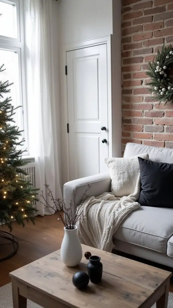 monochrome christmas decor elegance