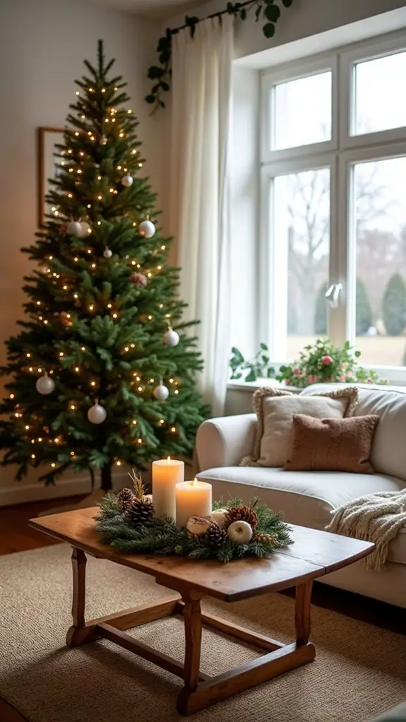 natural cozy holiday decor