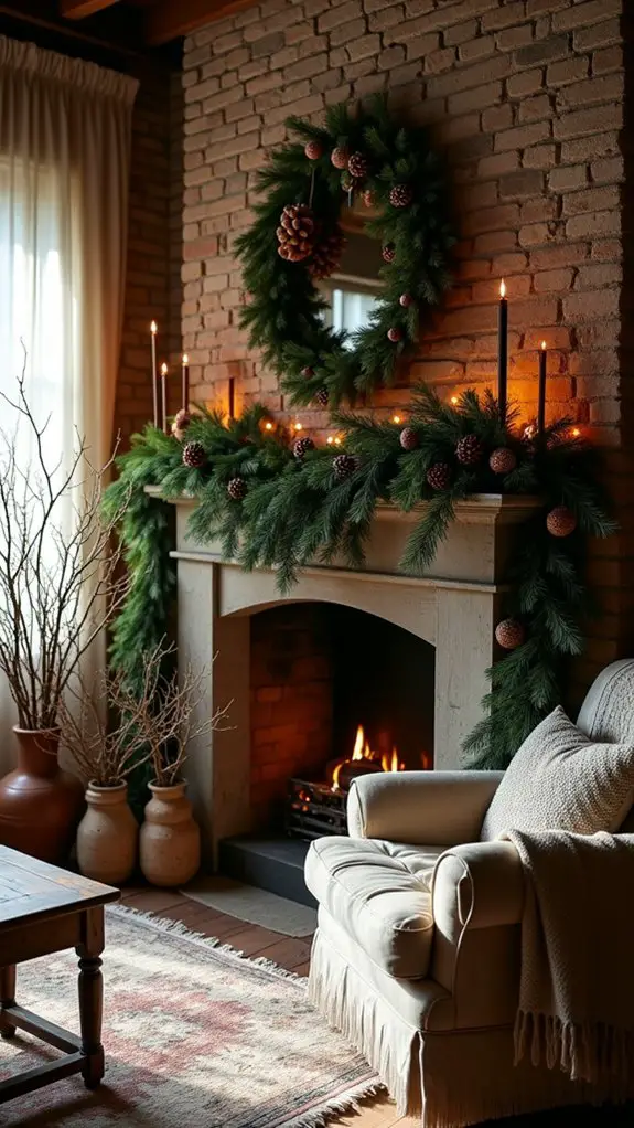 natural decor for holidays