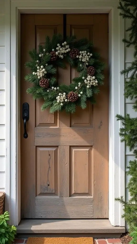natural element wreath decor