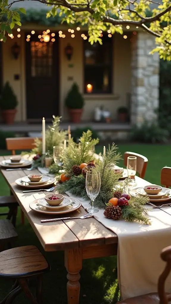 natural elements for christmas