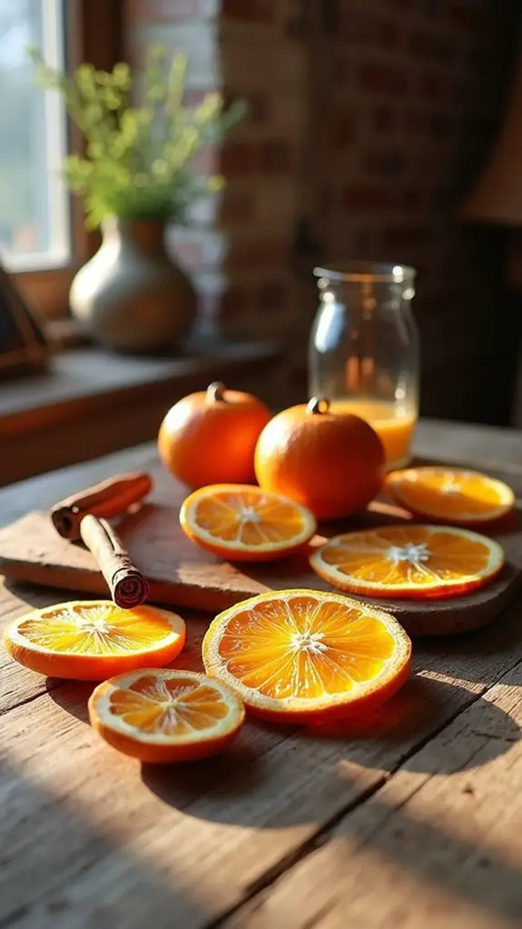 natural holiday decor accents