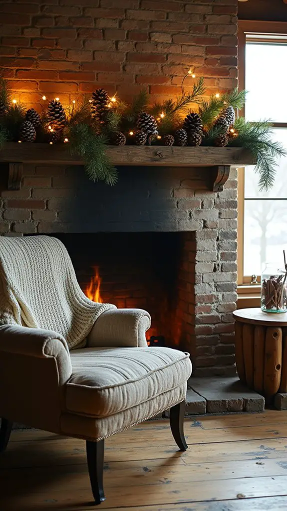 natural rustic christmas decor