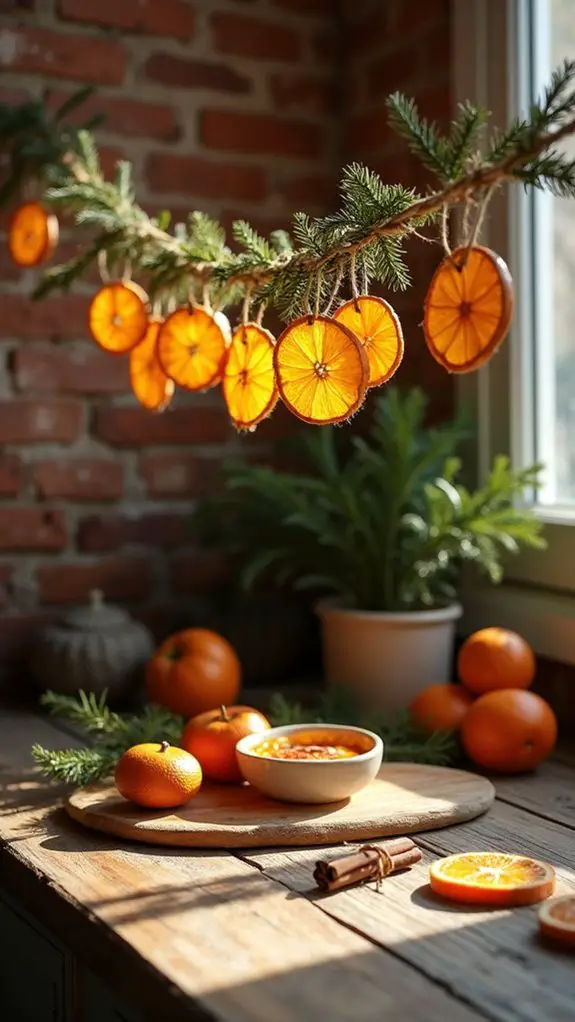 nature inspired festive ornaments