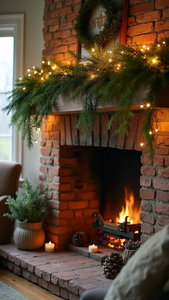 nature inspired holiday decor