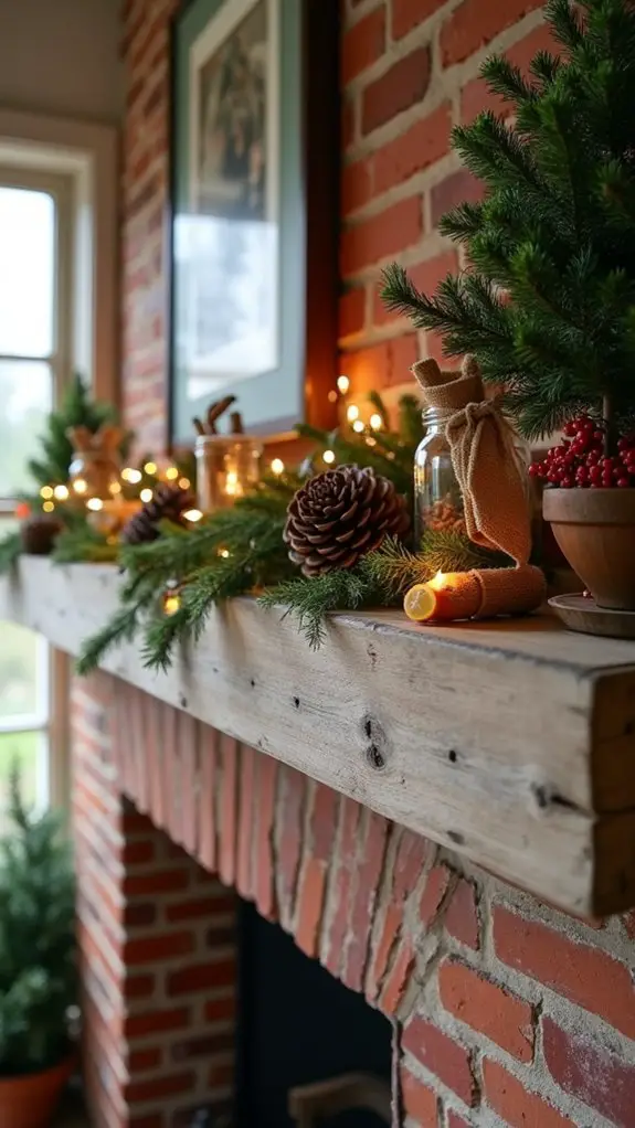 nature inspired holiday decor