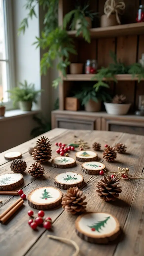 nature inspired holiday decorations