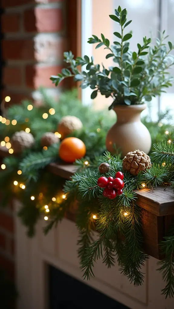 nature inspired holiday decorations