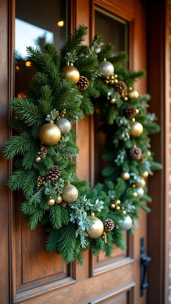 nature meets metallic elegance