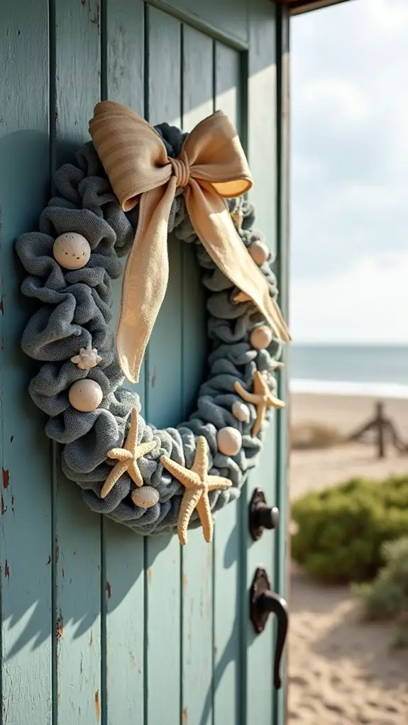 nautical coastal holiday wreath