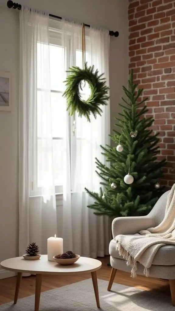 neutral minimalist christmas decor
