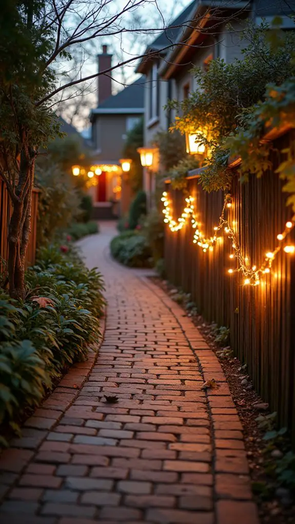 nostalgic cozy outdoor lighting