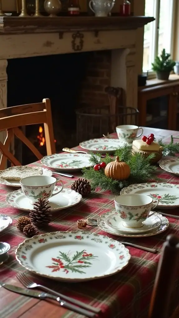 nostalgic festive dinnerware collection