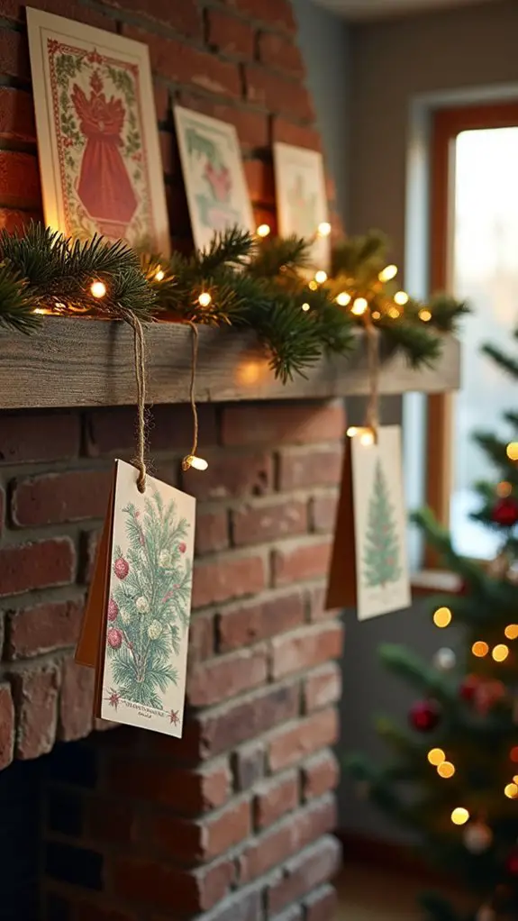 nostalgic holiday card charm