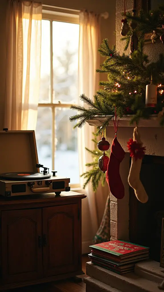 nostalgic holiday music displays