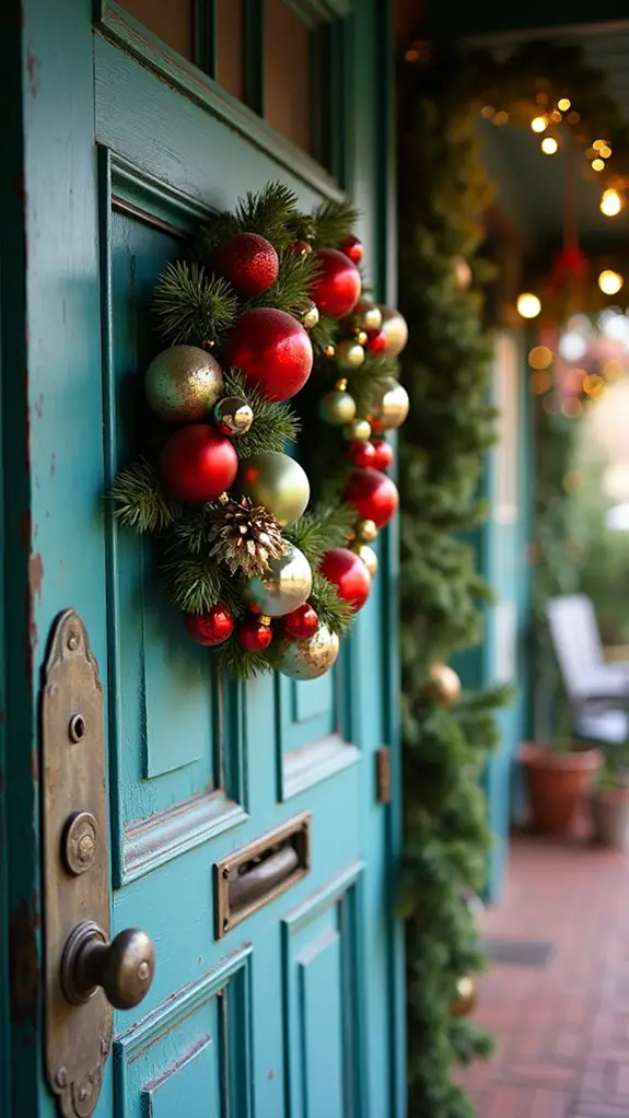 nostalgic holiday ornament wreath