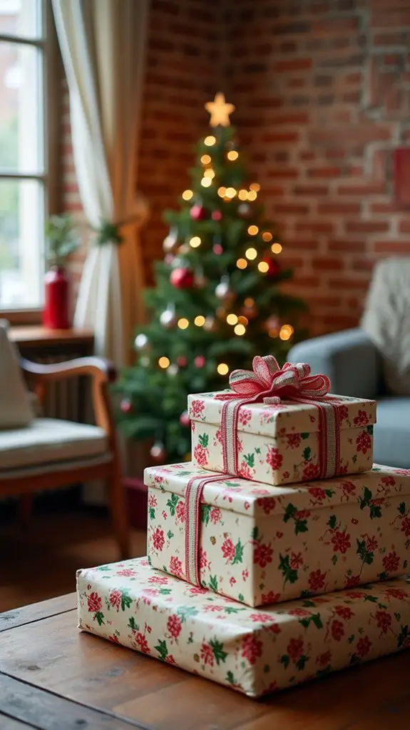 nostalgic vintage gift wrapping