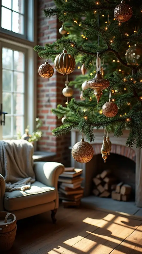 nostalgic vintage glass baubles