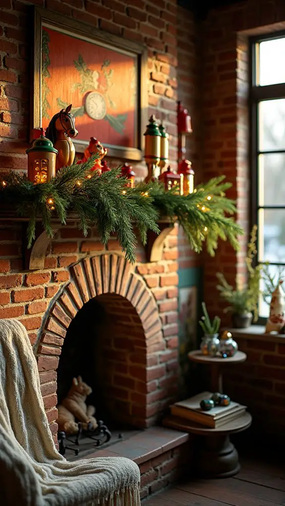 nostalgic vintage toy display