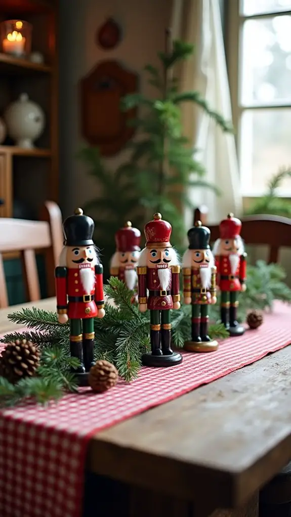 nutcracker figurines holiday cheer