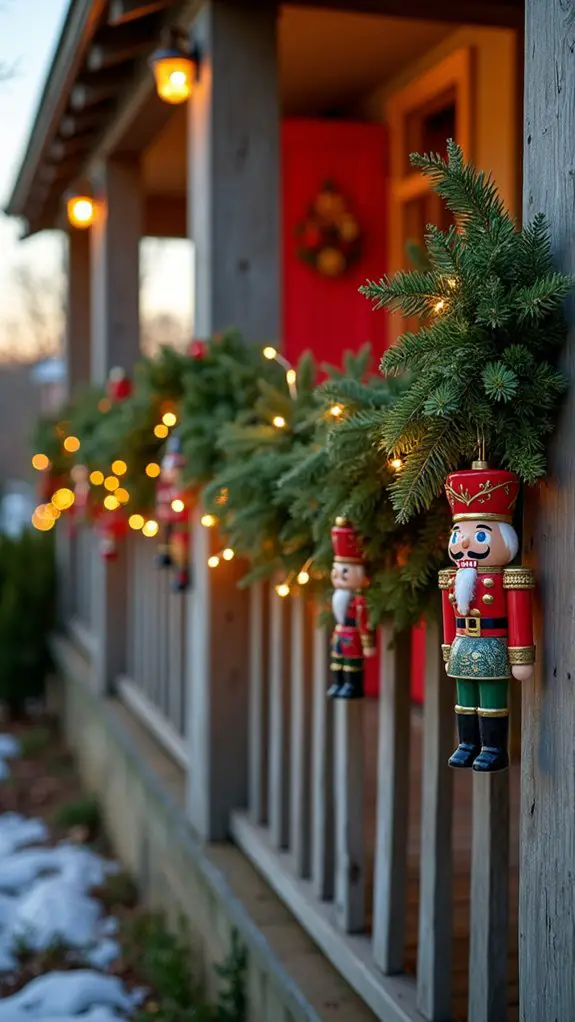 nutcracker themed festive garland