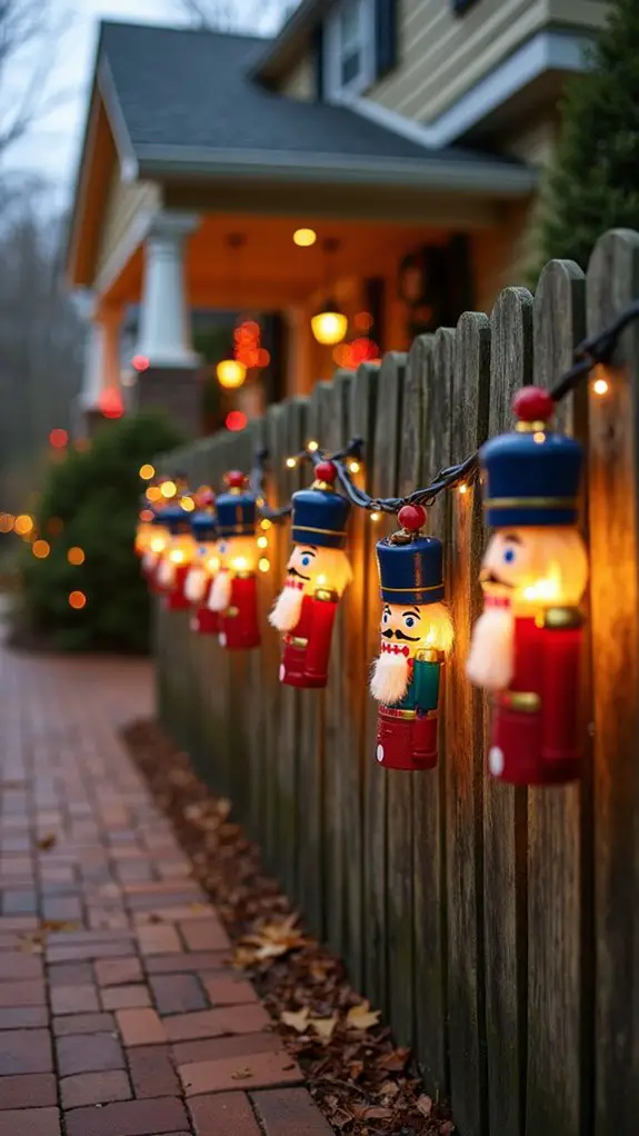 nutcracker themed festive lights