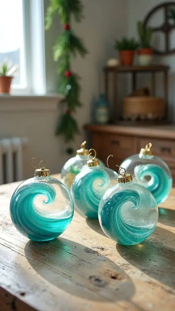 ocean inspired holiday decor
