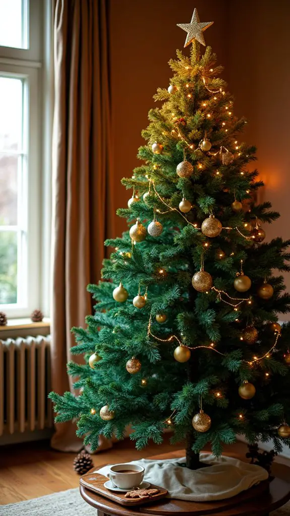 ombre christmas tree decoration