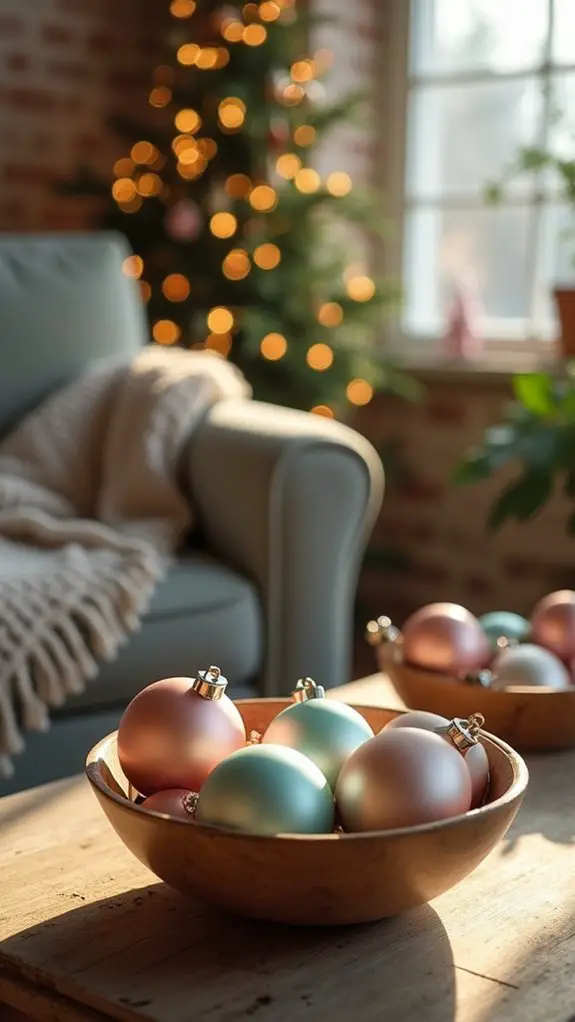 ombre pastel holiday decor
