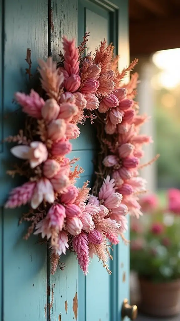 ombre pink floral elegance