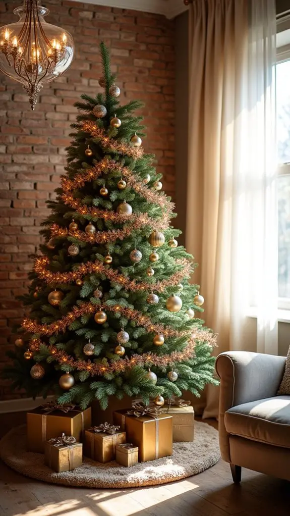 opulent champagne crystal decor