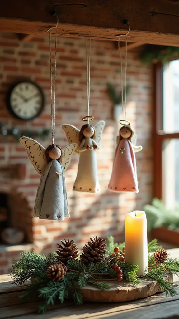 pastel colored festive ornaments