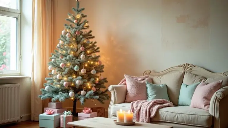 20 Pastel Christmas Tree Ideas That Look Sweet and Dreamy pastel themed christmas tree inspiration