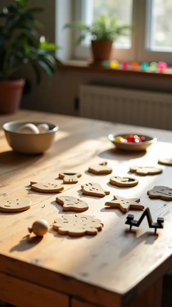 personalized baby clay ornaments