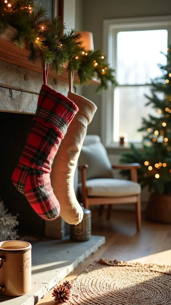 personalized farmhouse style stockings