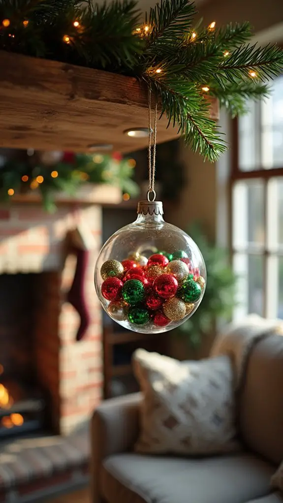 personalized festive bead ornaments