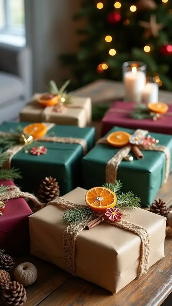 personalized festive gift wrapping