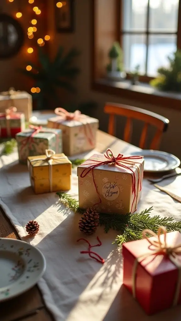 personalized gift box favors