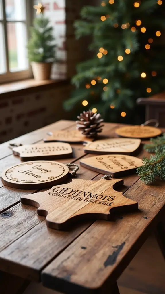 personalized holiday decor ornaments